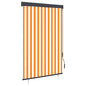 Estor enrollable de exterior amarillo y azul 100x250 cm