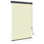 Estor enrollable de exterior amarillo y azul 100x250 cm