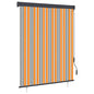Estor enrollable de exterior amarillo y azul 100x250 cm