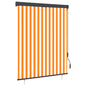 Estor enrollable de exterior amarillo y azul 100x250 cm