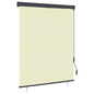 Estor enrollable de exterior amarillo y azul 100x250 cm