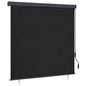 Estor enrollable de exterior amarillo y azul 100x250 cm