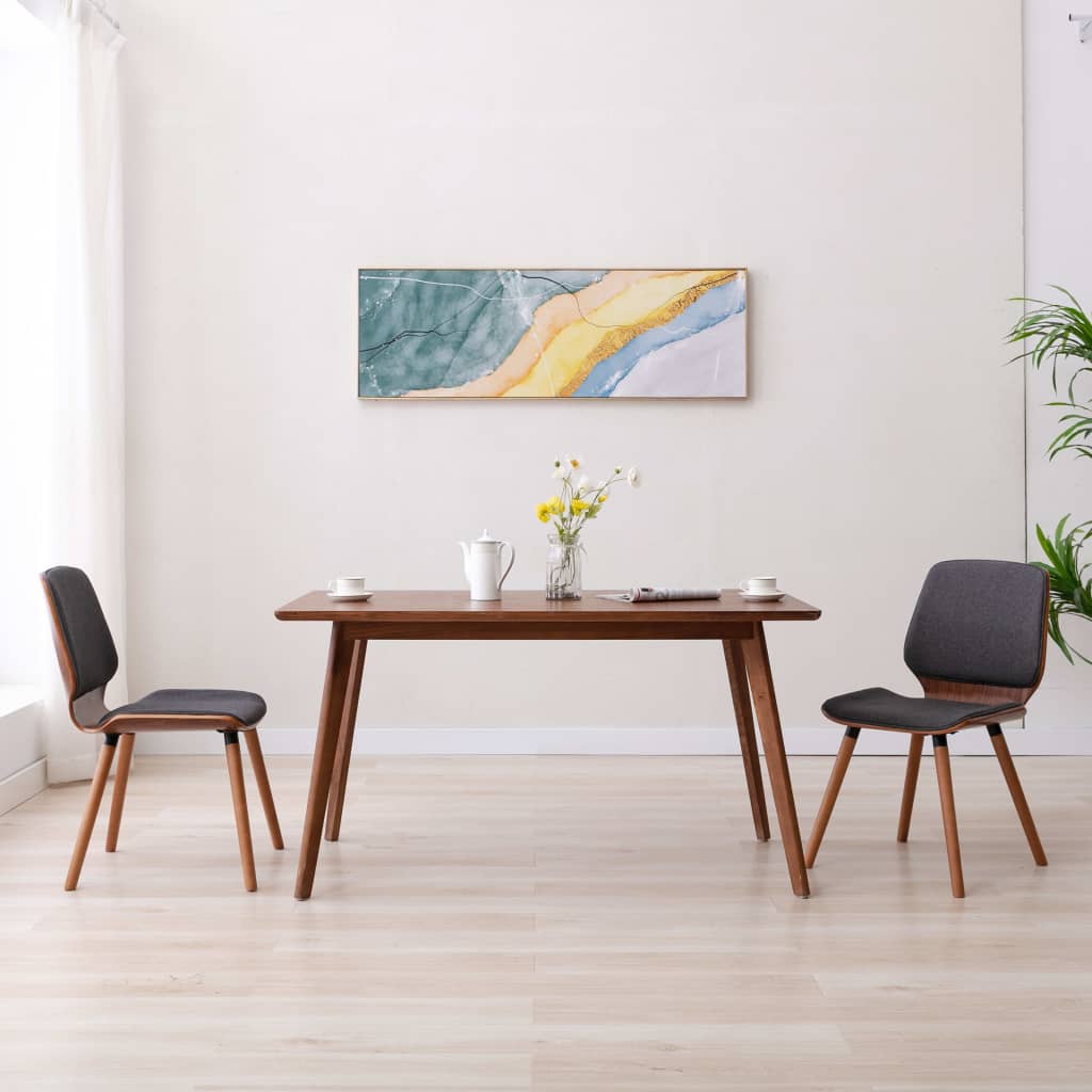 Dining Chairs 2 pcs Cream Faux Leather