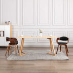 Sillas comedor giratorias 2 uds madera curvada tela gris taupe