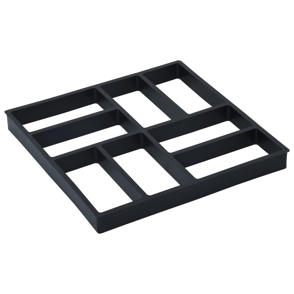 Moldes para pavimento 2 unidades plástico 40x40x4 cm