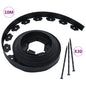 Flexible Lawn Edging with 30 Stakes 10m 5cm