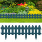 Bordaduras de jardim 10 unidades PP verde 65x15 cm