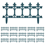 Garden Edging 16 pcs PP green 10 m
