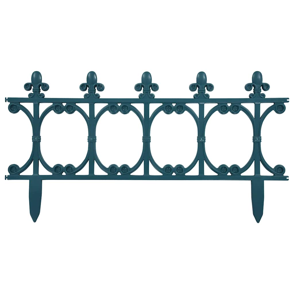 Garden Edging 16 pcs PP green 10 m
