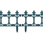 Garden Edging 16 pcs PP green 10 m