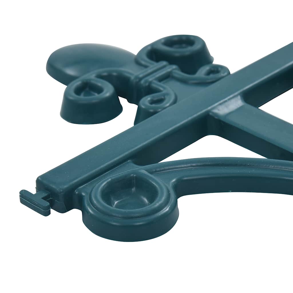 Garden Edging 16 pcs PP green 10 m