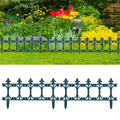 Garden Edging 16 pcs PP green 10 m