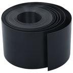 Borde de jardín PE negro 10 m 15 cm