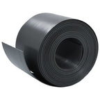Borde de jardín PE negro 10 m 15 cm