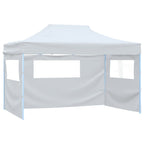 Carpa plegable para celebraciones con 4 paredes blanco 3x4,5 m