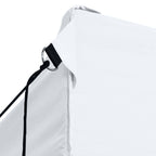 Carpa plegable para celebraciones con 3 paredes blanco 291x413x315 cm