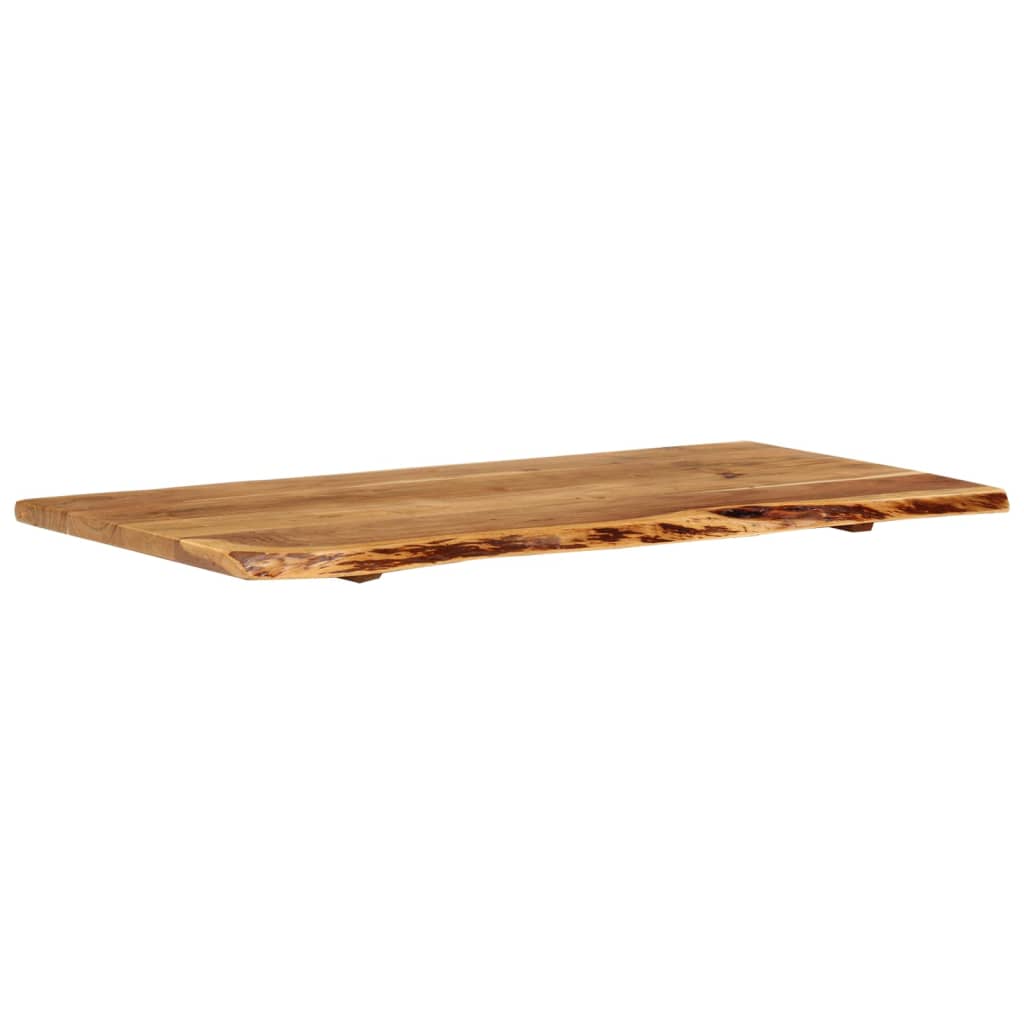 Encimera para armario tocador madera maciza acacia 100x52x2,5cm