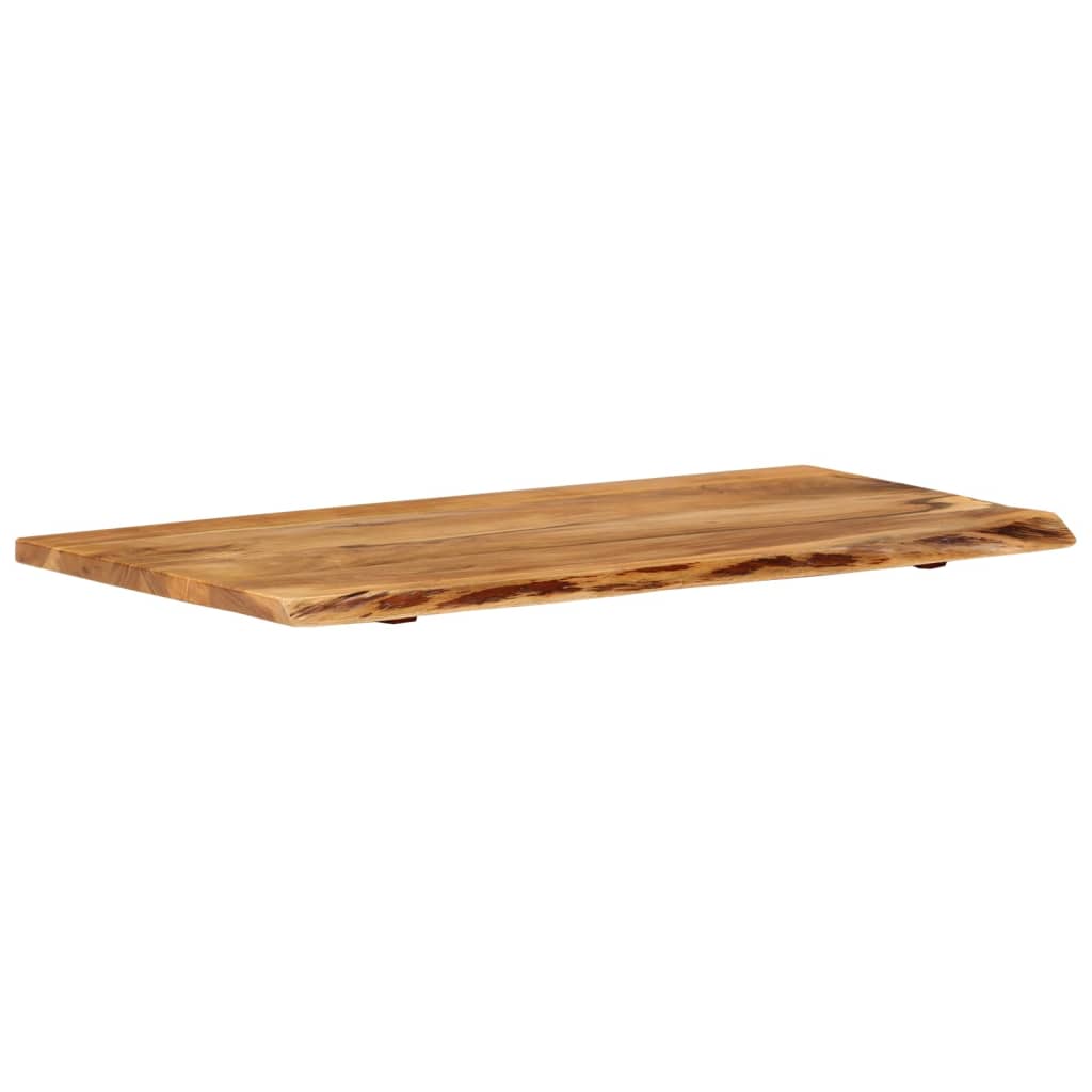Encimera para armario tocador madera maciza acacia 100x52x2,5cm