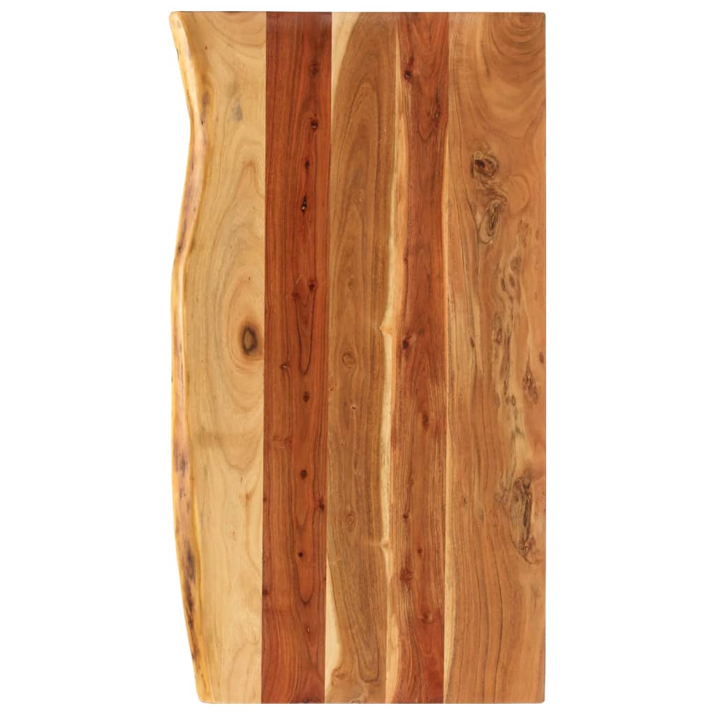 Tampo para armário de toucador madeira maciça acácia 100x52x2,5cm