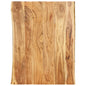 Tampo de mesa de madeira de acácia maciça 100x(50-60)x2,5 cm