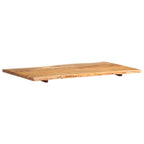 Superficie de mesa de madera maciza de acacia 100x(50-60)x2,5 cm