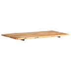 Superficie de mesa de madera maciza de acacia 100x(50-60)x2,5 cm