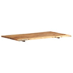 Superficie de mesa de madera maciza de acacia 100x(50-60)x2,5 cm