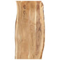 Tampo de mesa de madeira de acácia maciça 100x(50-60)x2,5 cm