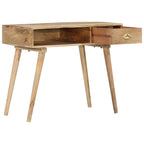 Mesa consola de madera maciza de mango 90x45x75 cm