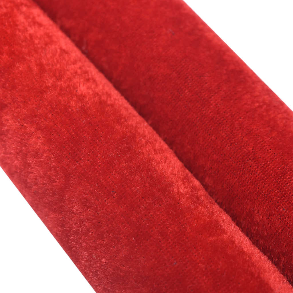 Cuerda para poste de control de masas terciopelo rojo plateado