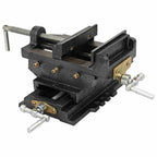 Tornillo de banco manual carro transversal 127 mm