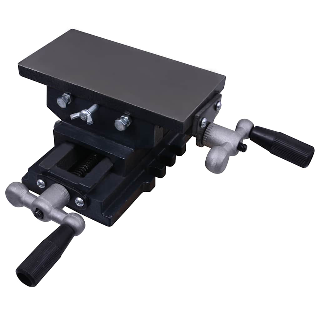 Mesa de tornillo de banco manual carro transversal