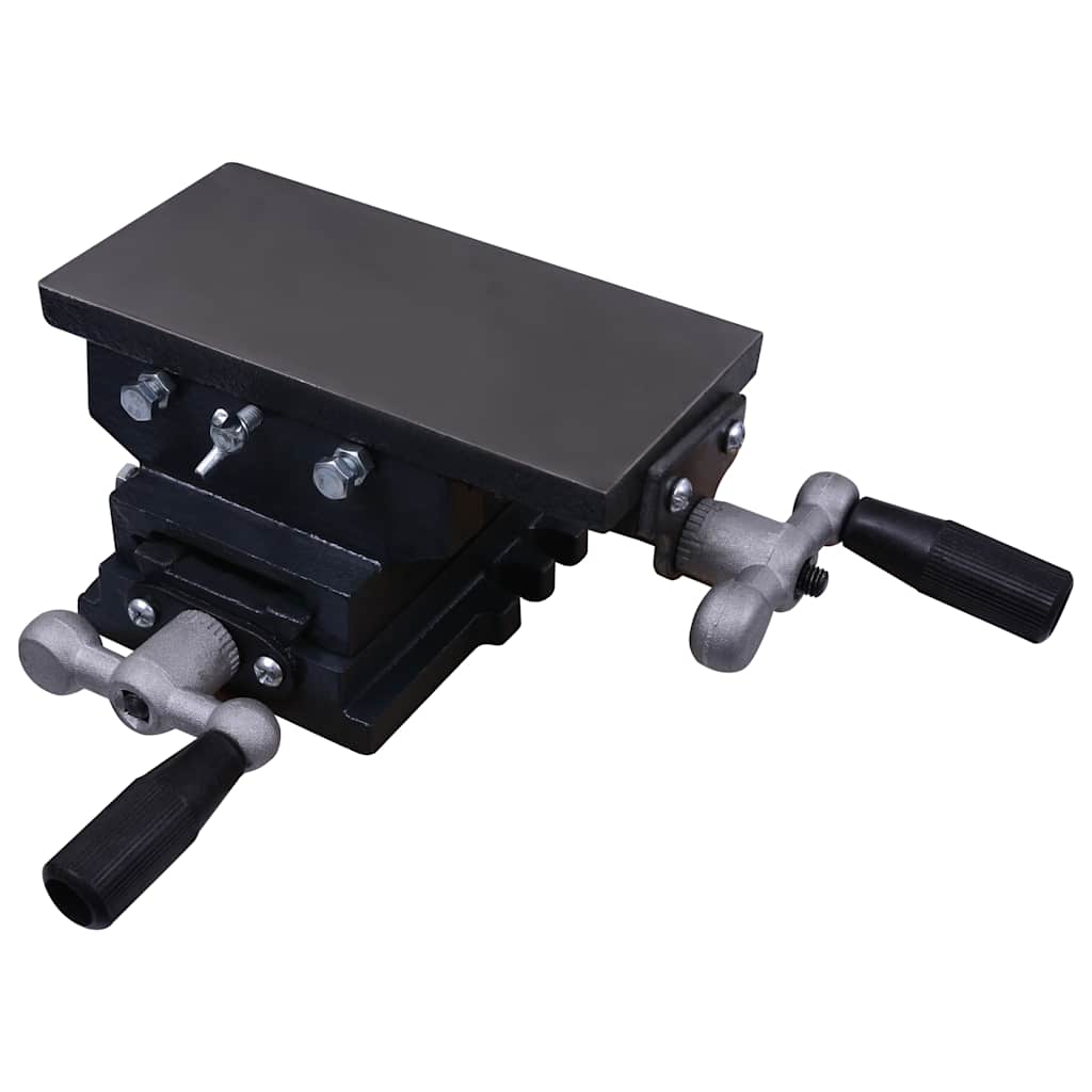 Mesa de tornillo de banco manual carro transversal