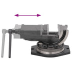 Tornillo de banco basculante de 2 ejes 100 mm