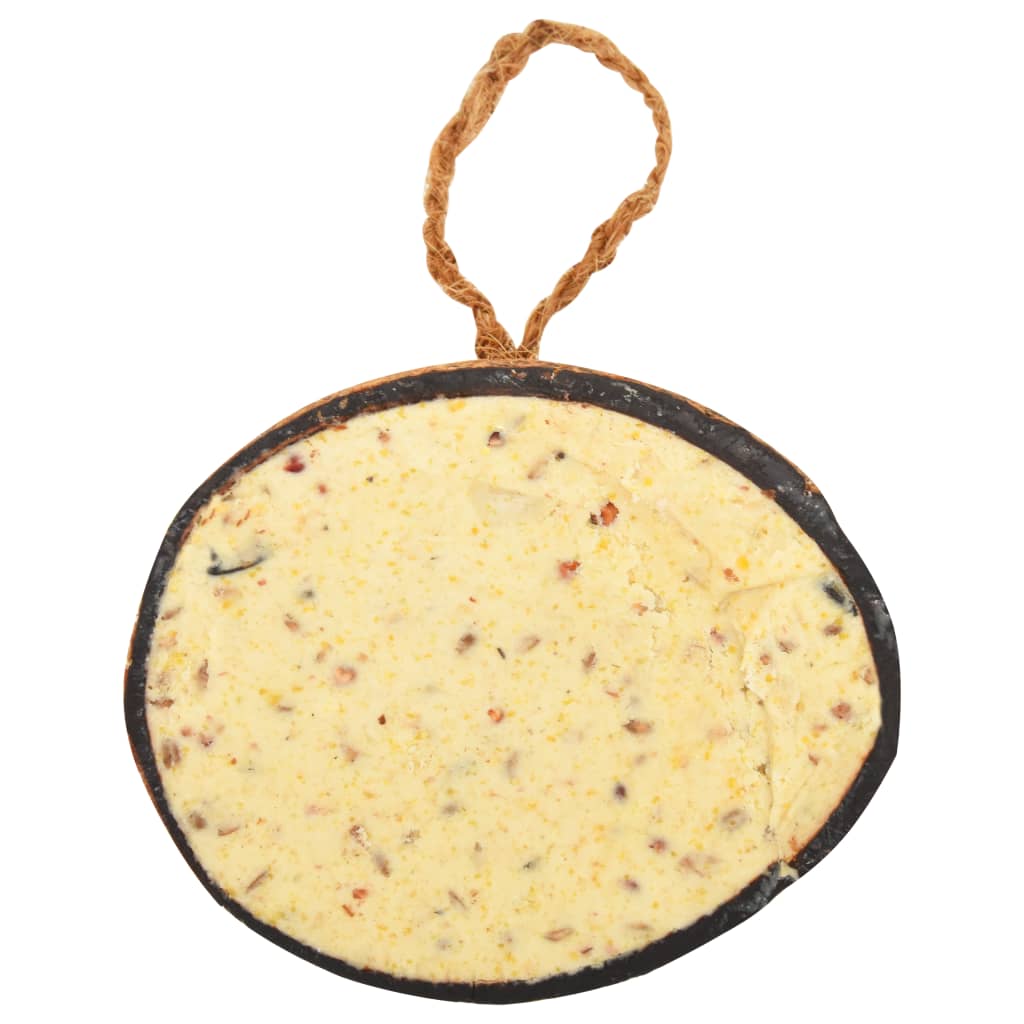 Comida para pájaros en mitades de cocos 10 unidades 290 g