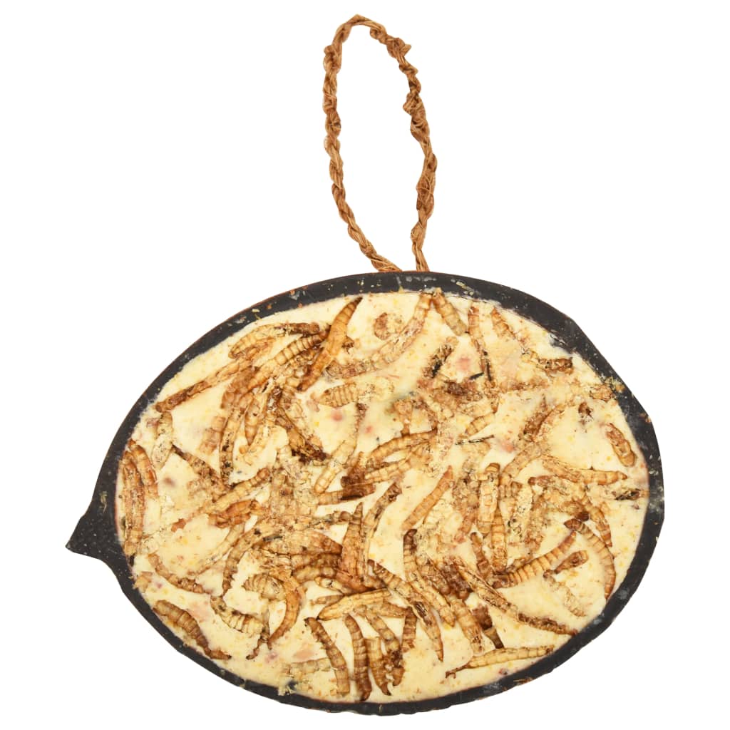 Comida para pájaros en mitades de cocos 10 unidades 290 g