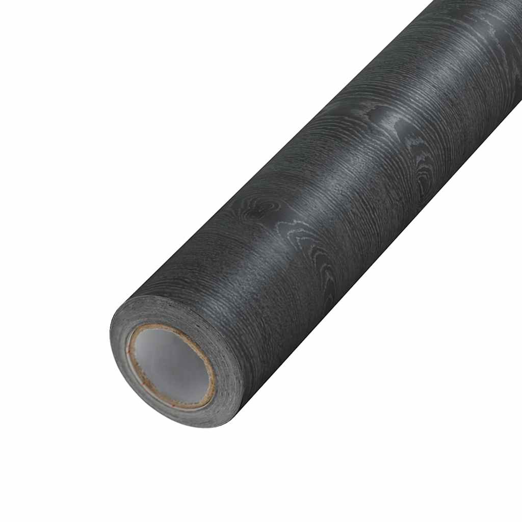 Lámina autoadhesiva para muebles PVC madera oscura 500x90 cm
