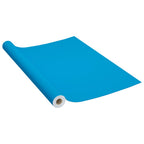 Láminas autoadhesivas muebles PVC azul azure 500x90 cm