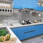 Láminas autoadhesivas muebles PVC azul azure 500x90 cm