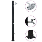 Ducha solar negra 214 cm 20 L