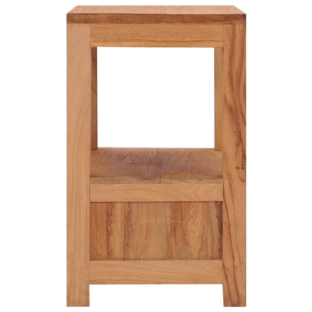 Mesita de noche de madera maciza de mango 40x30x50 cm