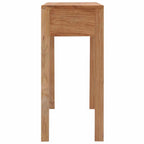 Mesa consola de madera maciza de teca 110x35x75 cm
