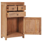 Aparador de madera maciza de teca 50x30x90 cm