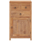 Aparador de madera maciza de teca 50x30x90 cm
