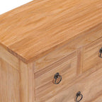 Aparador de madera maciza de teca 50x30x90 cm