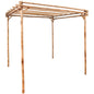 Pérgola de bambu 170x170x220 cm