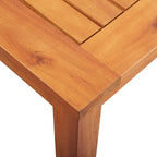 5-piece garden dining set with acacia solid wood cushions