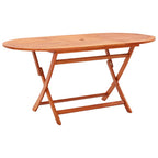 Juego de comedor de jardín 9 pzas madera eucalipto y textilene