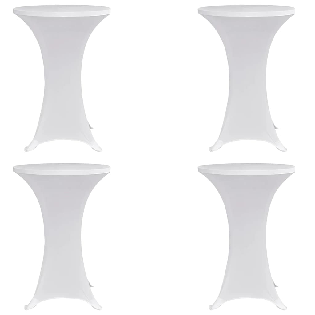 Funda elástica para mesa 2 unidades 60 cm gris antracita