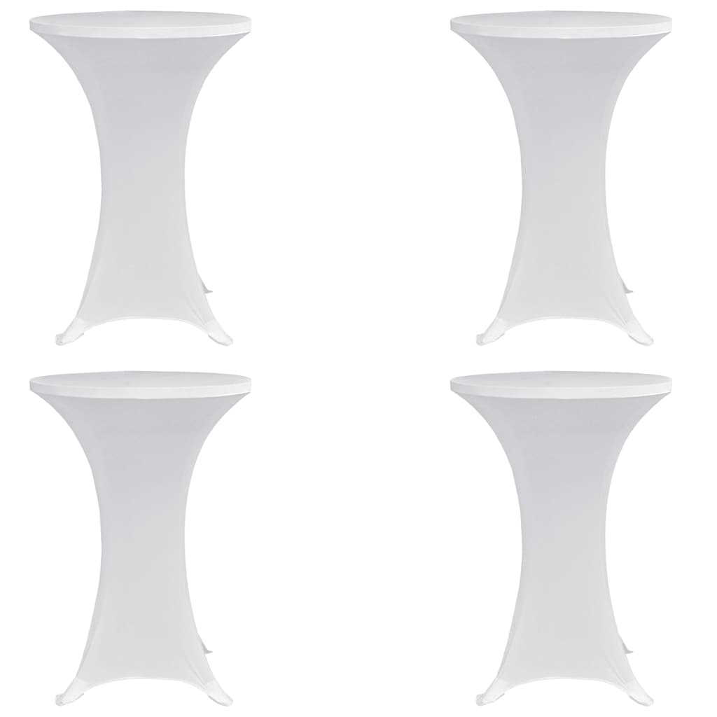 Funda elástica para mesa 2 unidades 60 cm gris antracita
